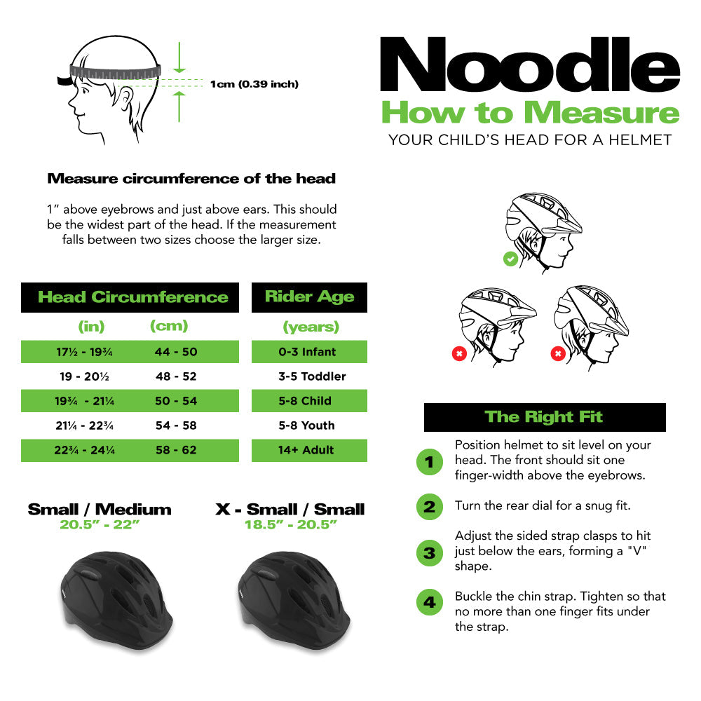 Noodle Kids Toddler Bike Helmet