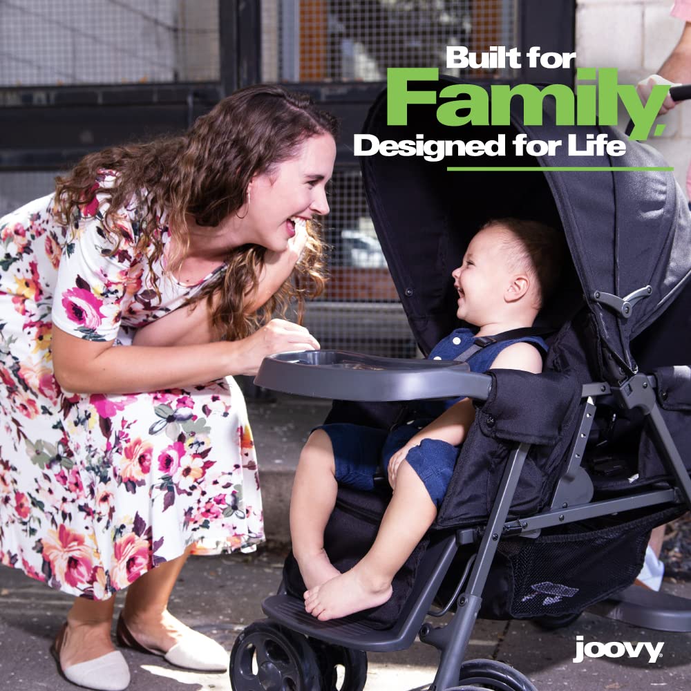 Caboose Too Sit And Stand Tandem Double Stroller - Black