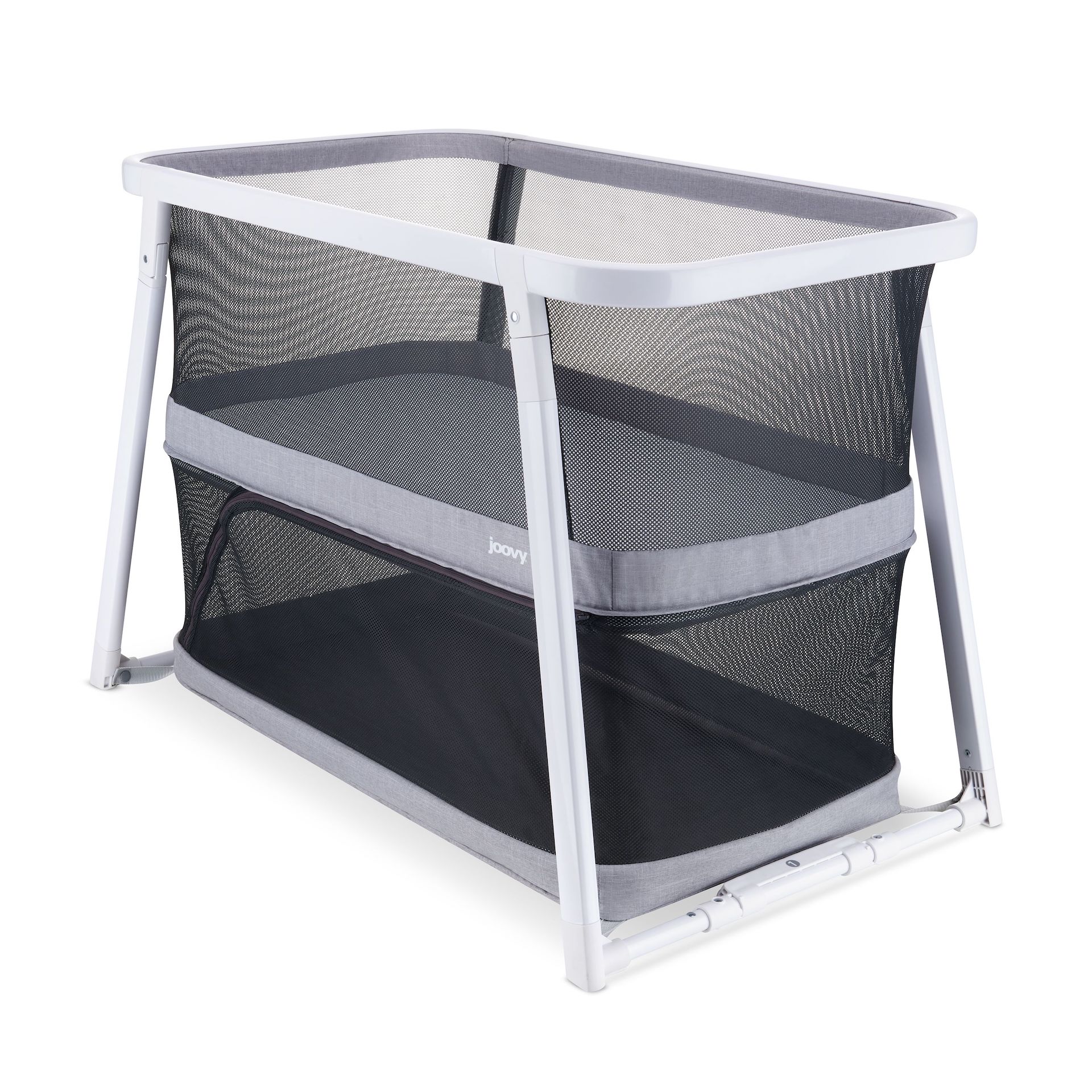 Coo Portable Bassinet Playpen Rocker - Gray