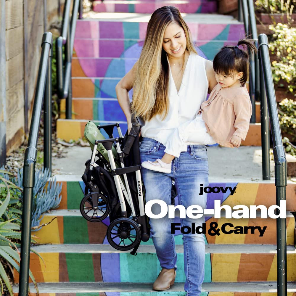 Kooper Lightweight Compact Single Stroller With Tray - Sand