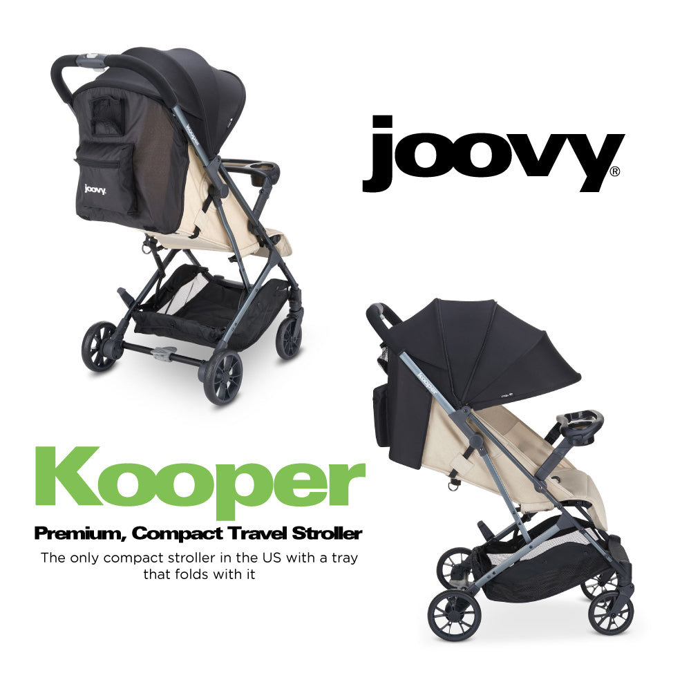 Kooper Lightweight Compact Single Stroller With Tray
