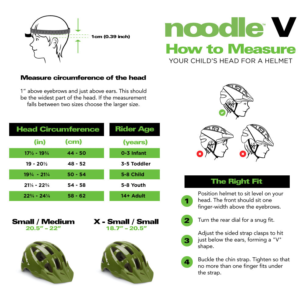 Noodle V Kid’s Multi-Sport Lightweight Helmet - Greenamole