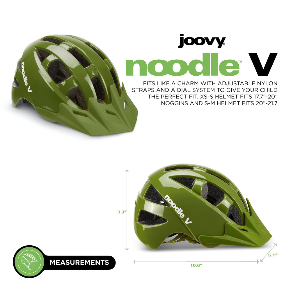 Noodle V Kid’s Multi-Sport Lightweight Helmet - Greenamole