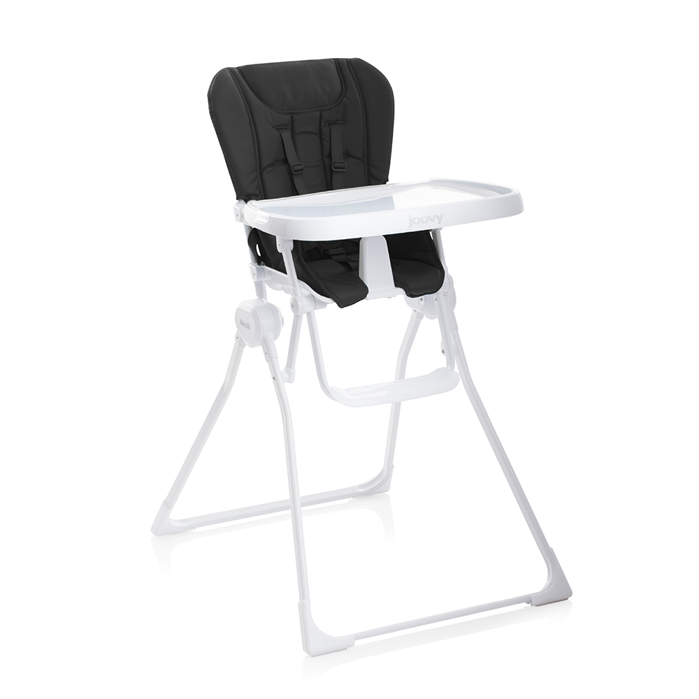 Nook Highchair Compact Fold Swing Open Tray - Black