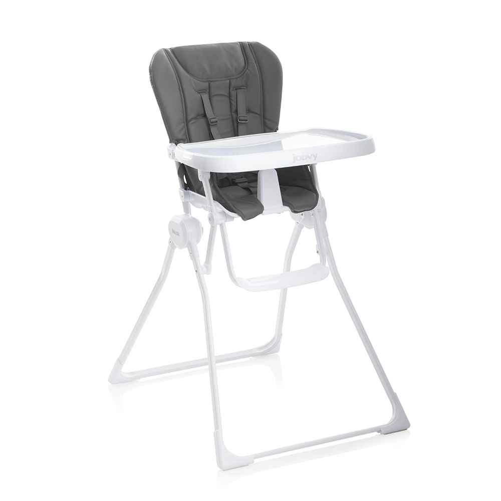 Nook Highchair Compact Fold Swing Open Tray - Charcoal