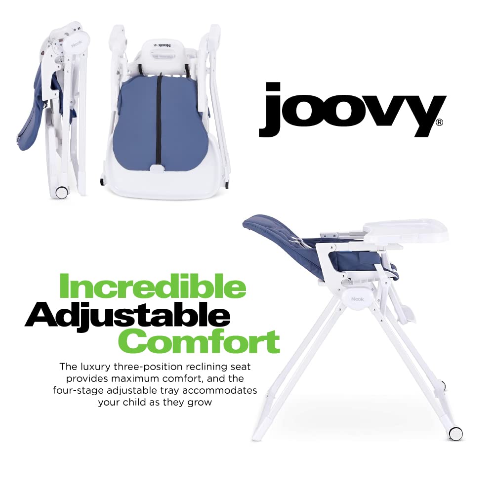 Nook NB Highchair Compact Fold Reclinable Seat - Slate