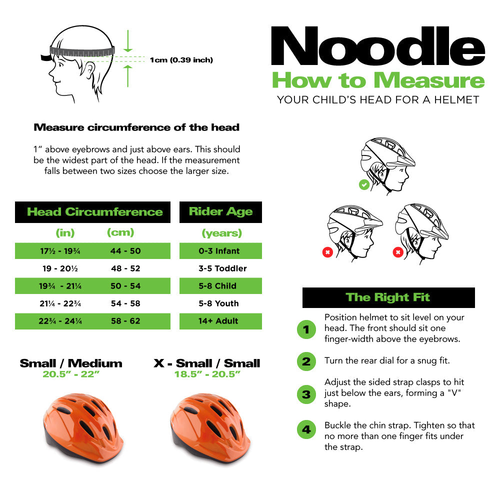 Noodle Kids Toddler Bike Helmet