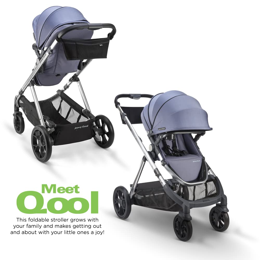 Qool Premium Single, Double, Triple Stroller - Slate