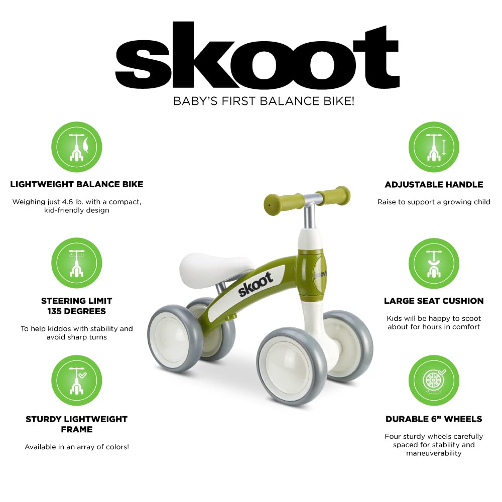 Skoot Balance Bike - Greenamole