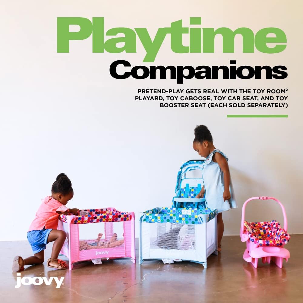 Toy Room² Playard Baby Doll Playpen - Pink