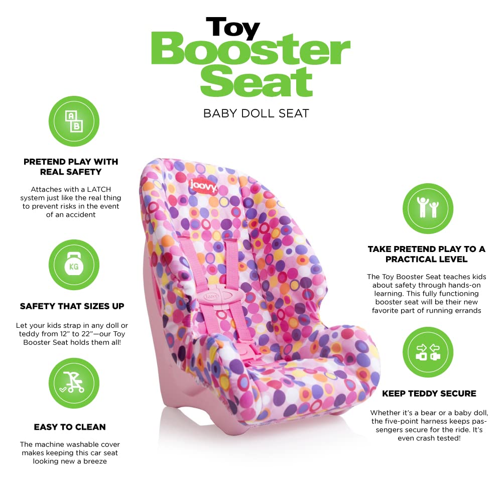 Toy Booster Seat Baby Doll Seat - Pink