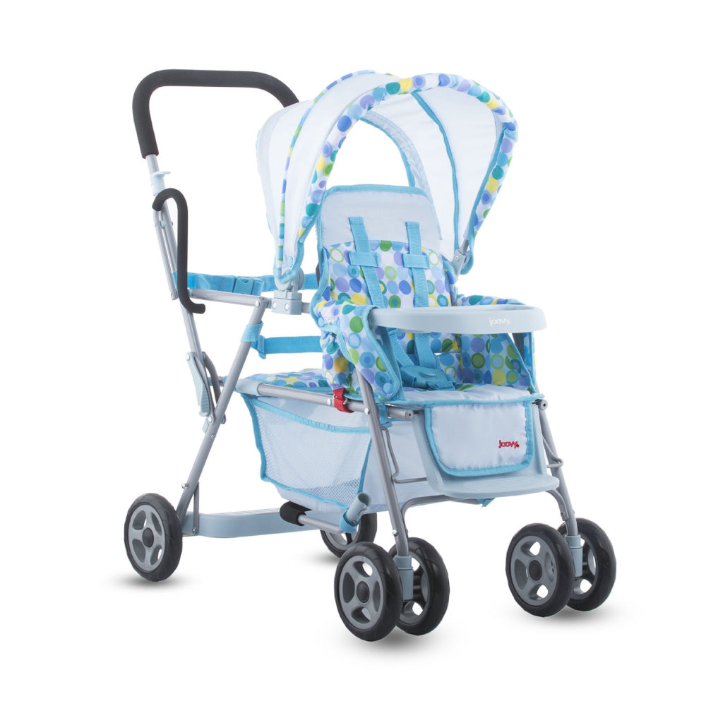 Toy Caboose Baby Doll Stroller - Blue