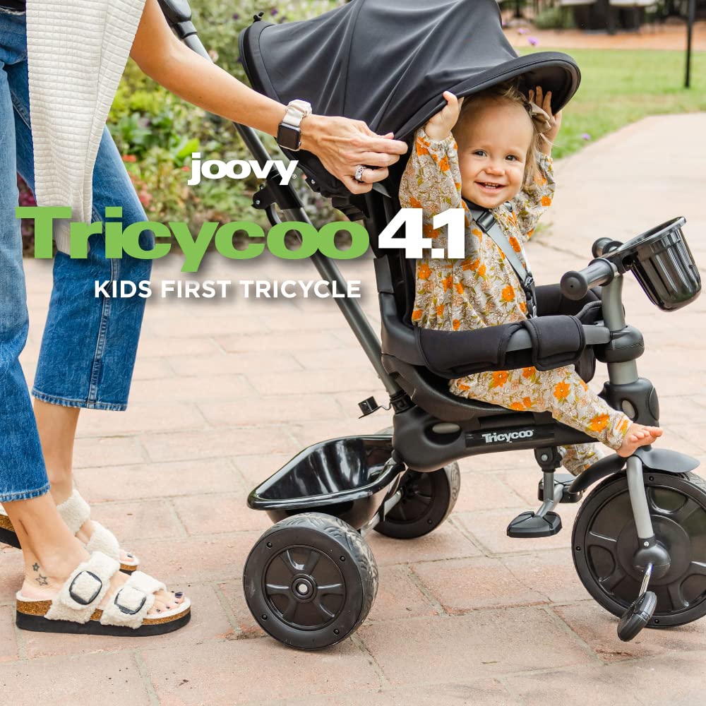 Tricycoo 4.1 Kids Tricycle First Trike - Black