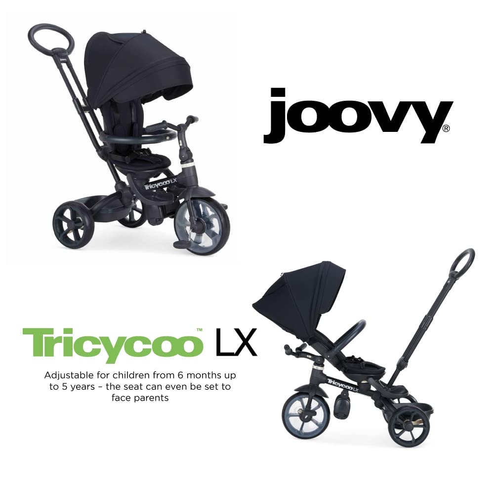 Tricycoo LX Premium Kids Tricycle First Trike - Black