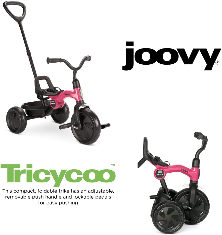 Tricycoo Fold & Go Trike - Pink Crush