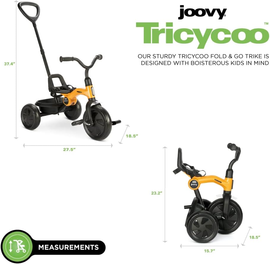 Tricycoo Fold & Go Trike - Goldy