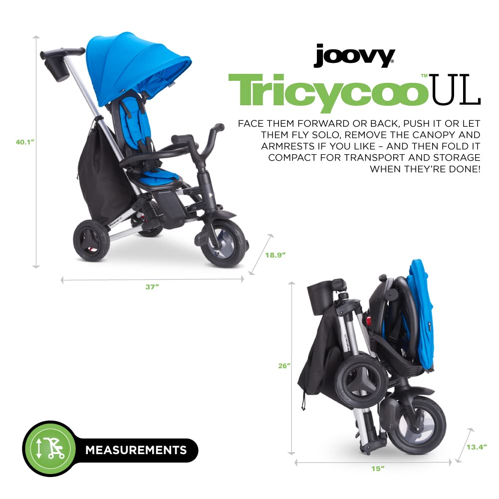 Tricycoo UL Kids Tricycle – Lightweight Compact Fold