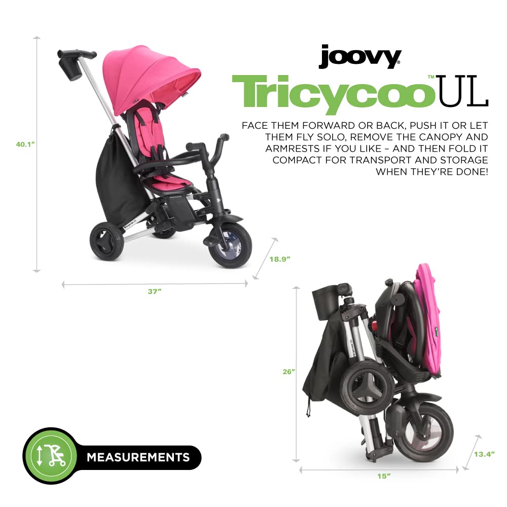 Tricycoo UL Kids Tricycle – Lightweight Compact Fold