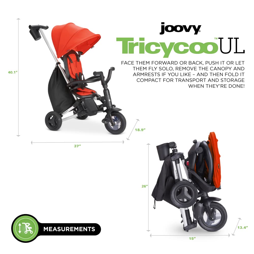 Tricycoo UL Kids Tricycle – Lightweight Compact Fold