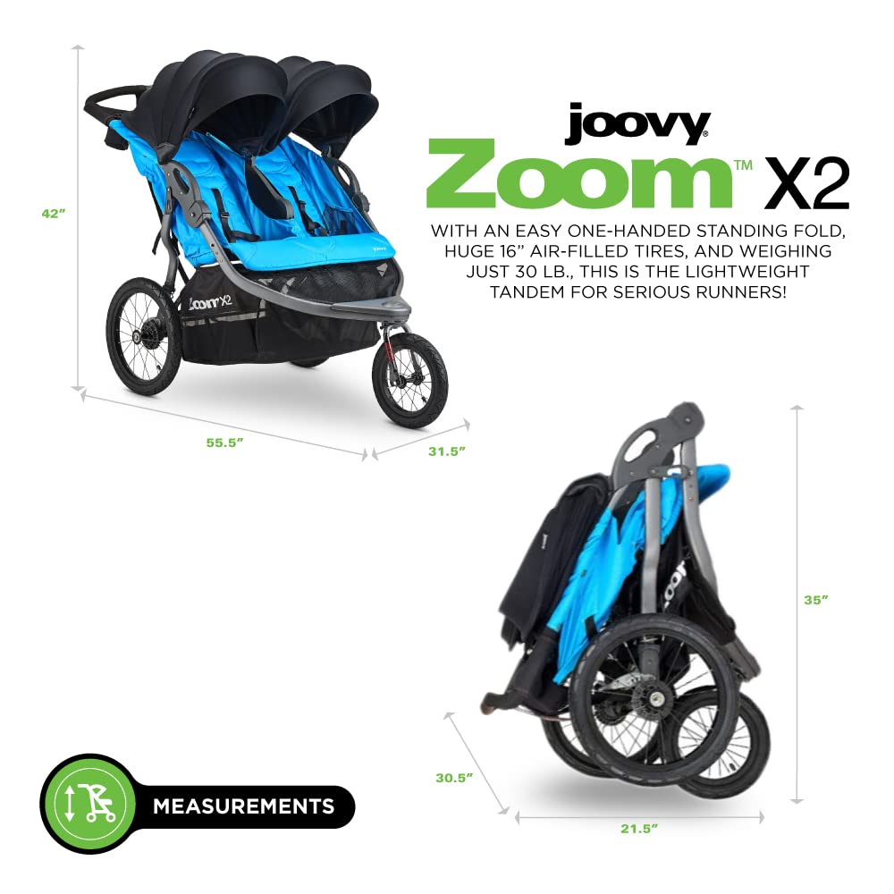 Zoom X2 Lightweight Performance Jogging Double Stroller