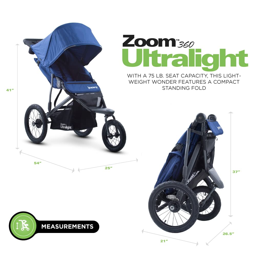 Zoom 360 Ultralight Lightweight Performance Jogging Single Stroller