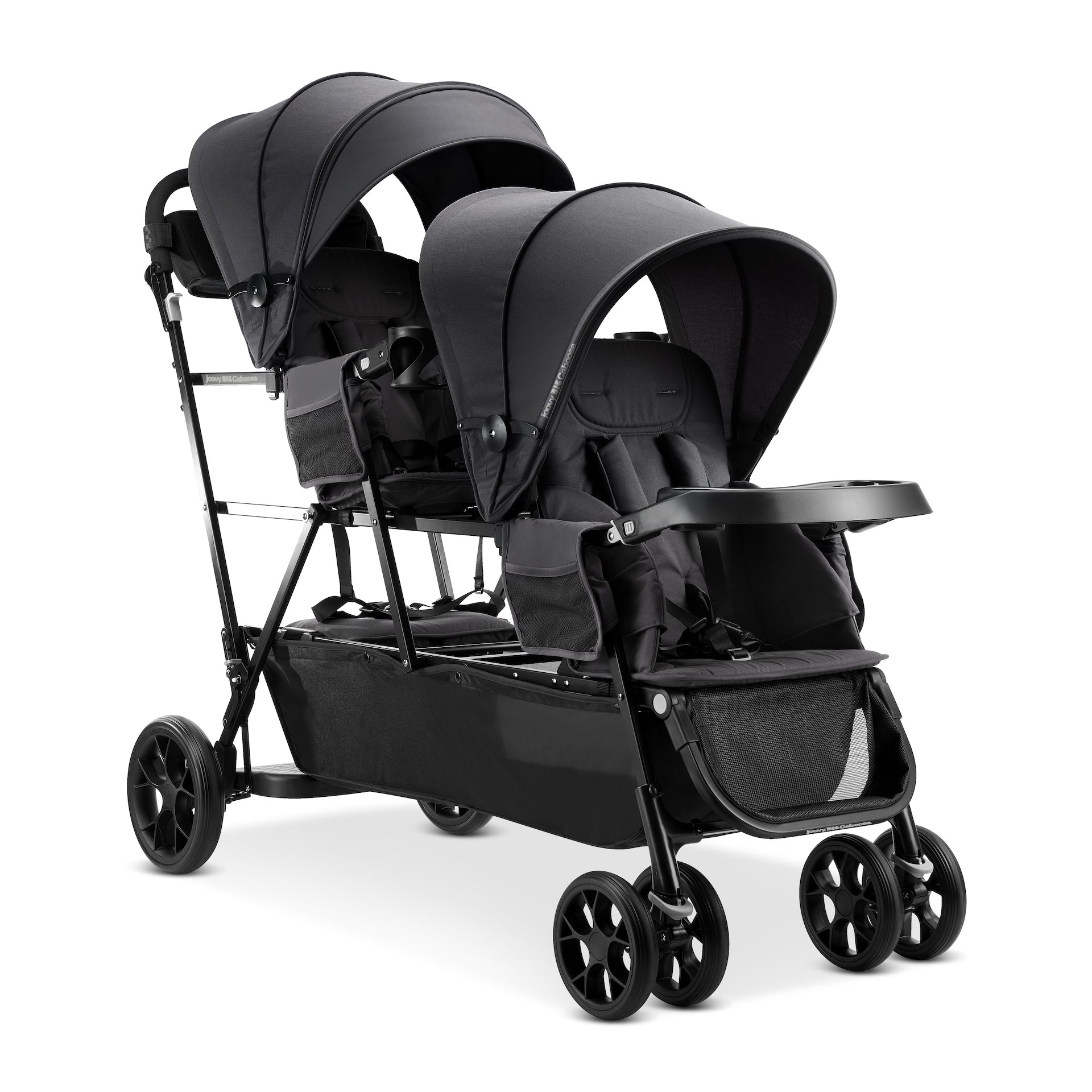 Big Caboose Triple Stroller - Jet