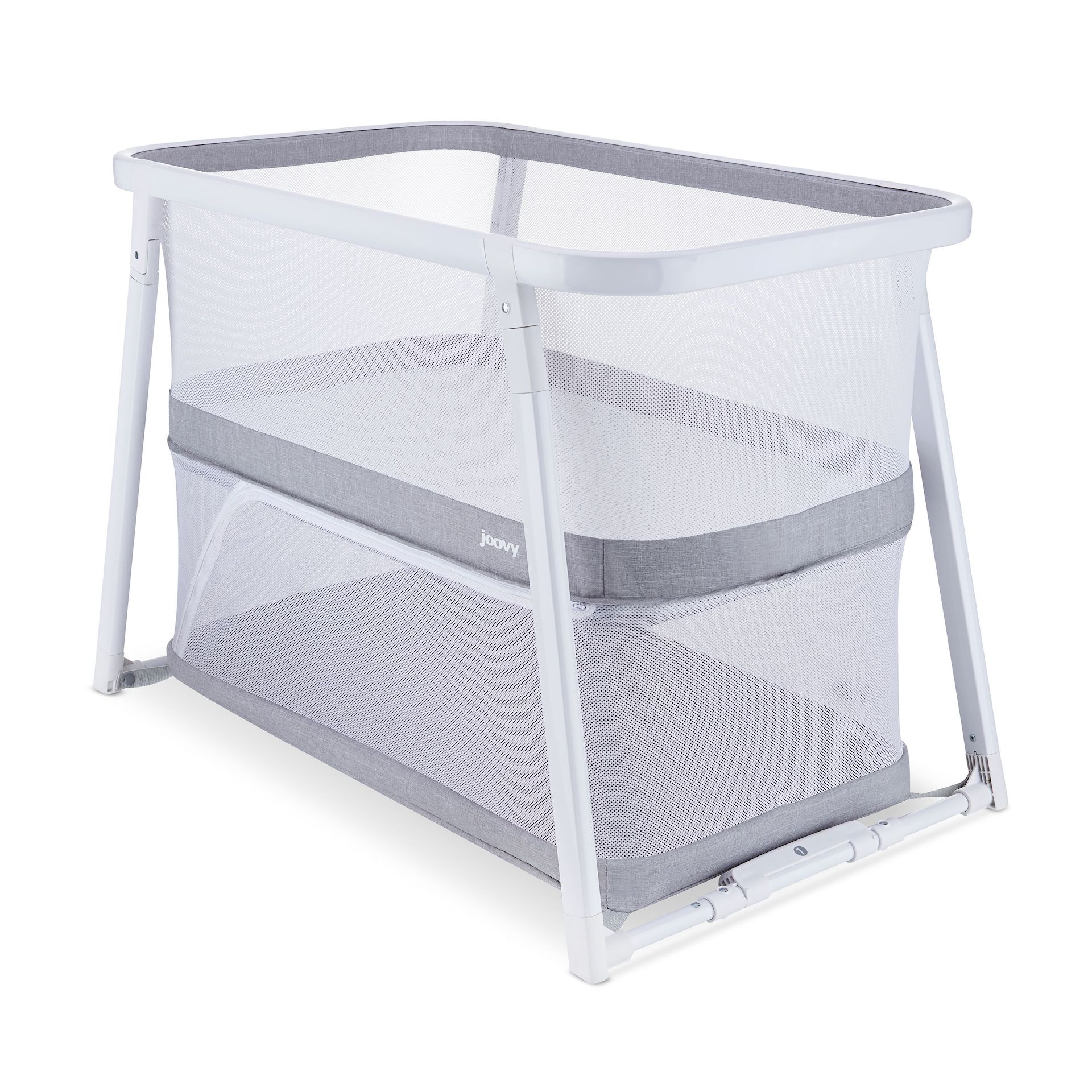 Coo Portable Bassinet Playpen Rocker White