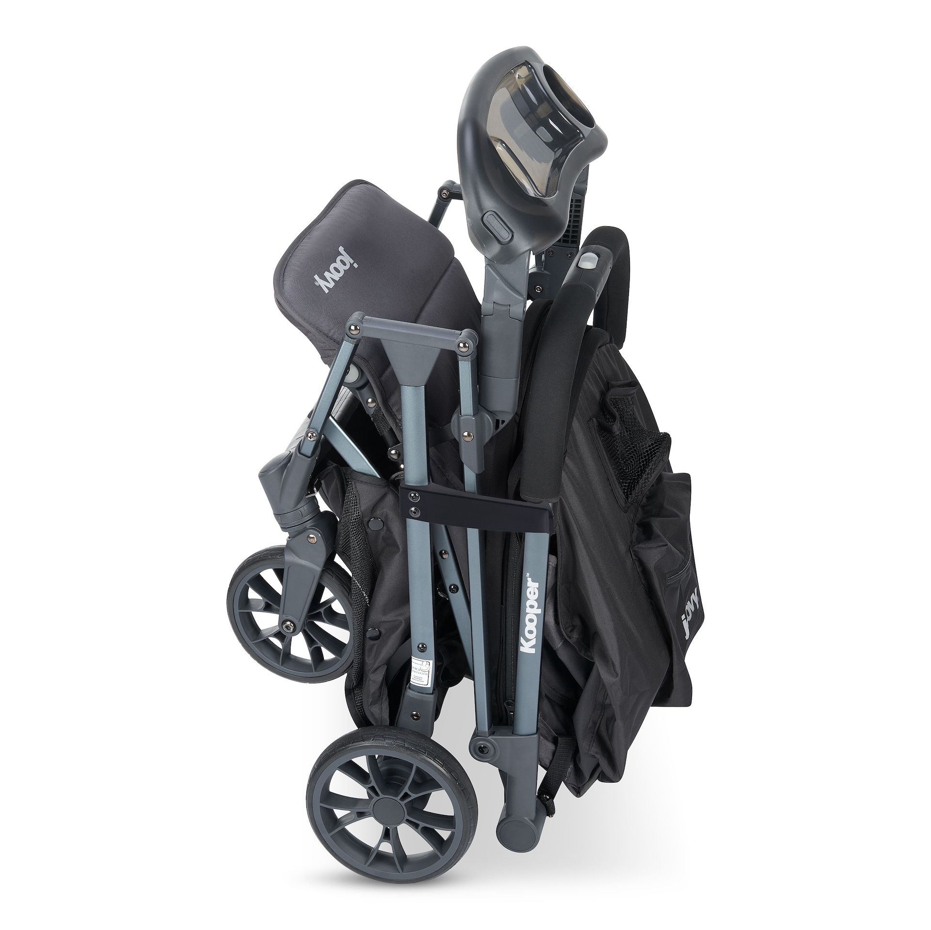 Kooper Lightweight Compact Single Stroller With Tray - Forged Iron