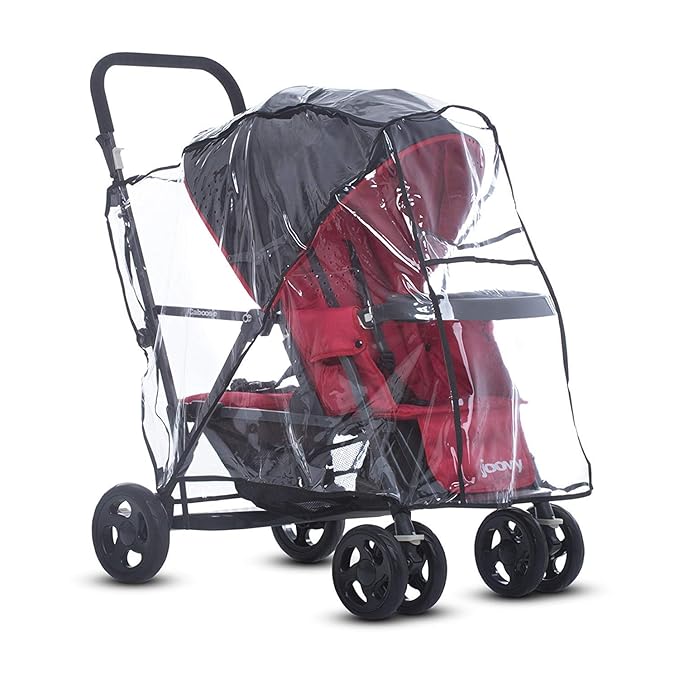 universal rain cover for double stroller Caboose Rain Cover