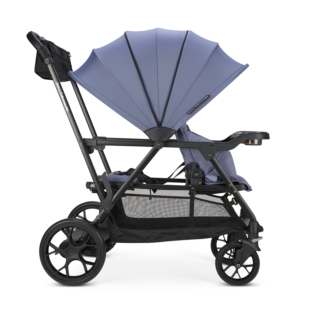 Caboose RS Premium Sit And Stand Double Stroller - Slate