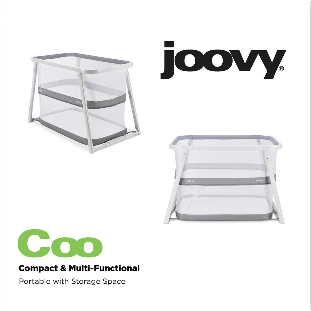 Coo Portable Bassinet Playpen Rocker - White