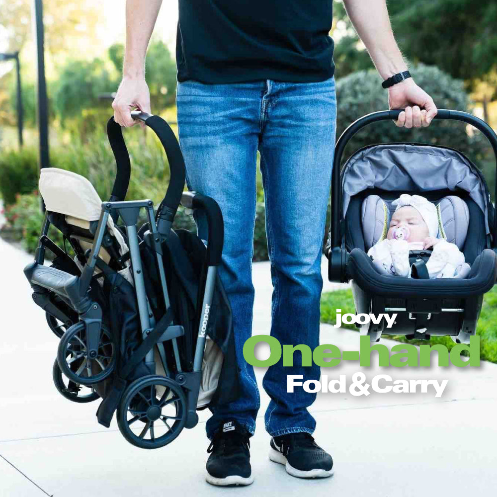Kooper Lightweight Compact Single Stroller With Tray