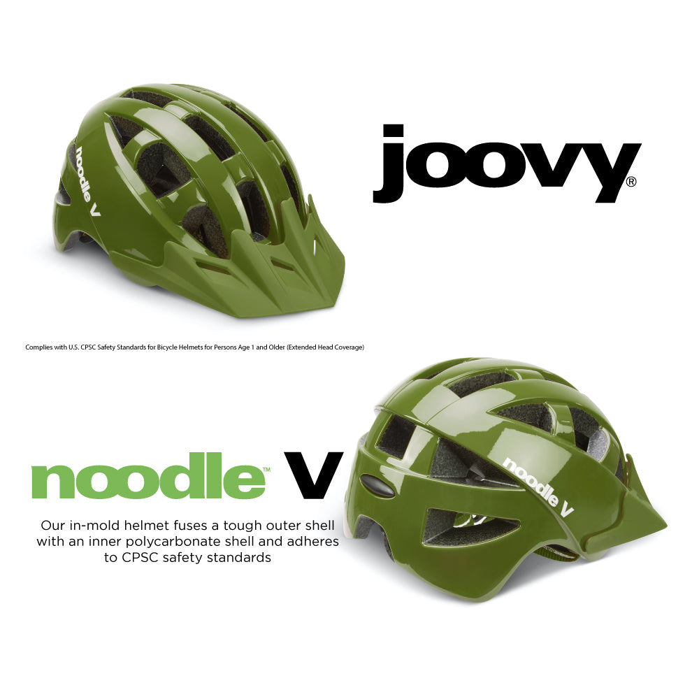 Noodle V Kid’s Multi-Sport Lightweight Helmet - Greenamole