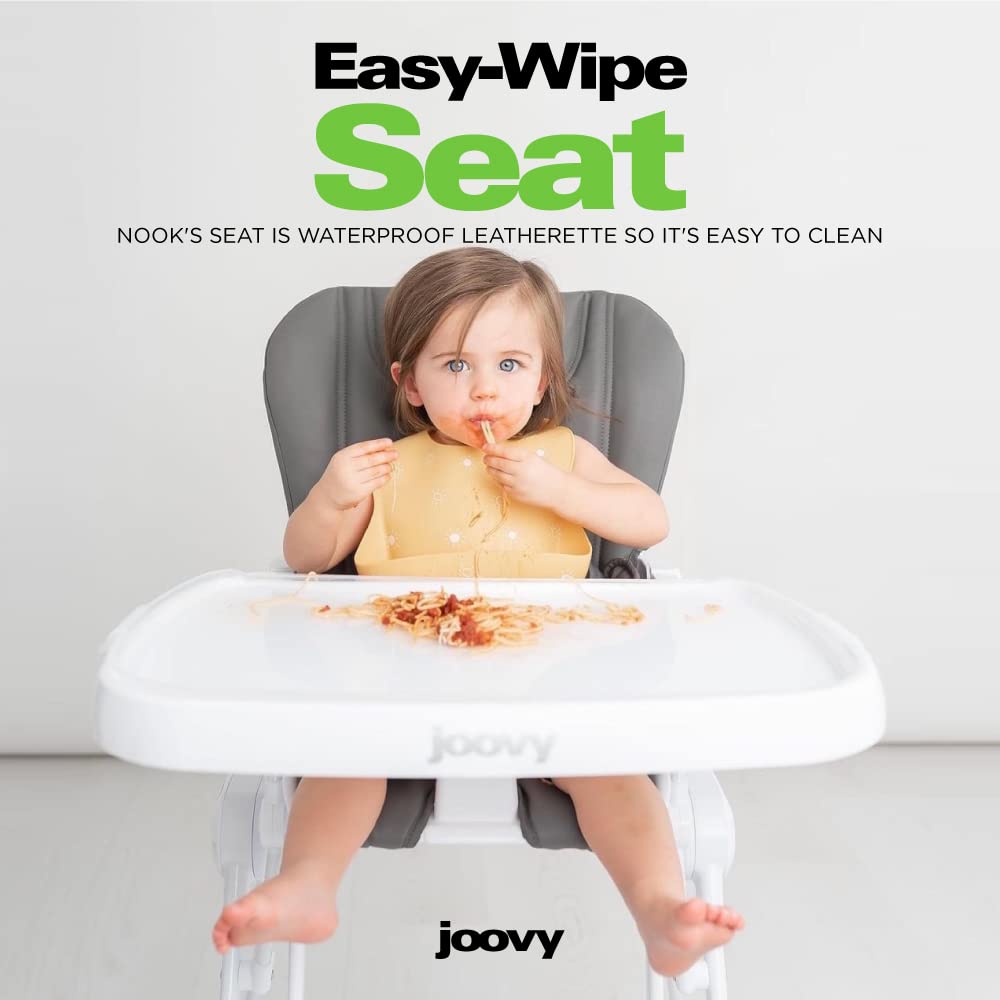 Nook Highchair Compact Fold Swing Open Tray - Charcoal