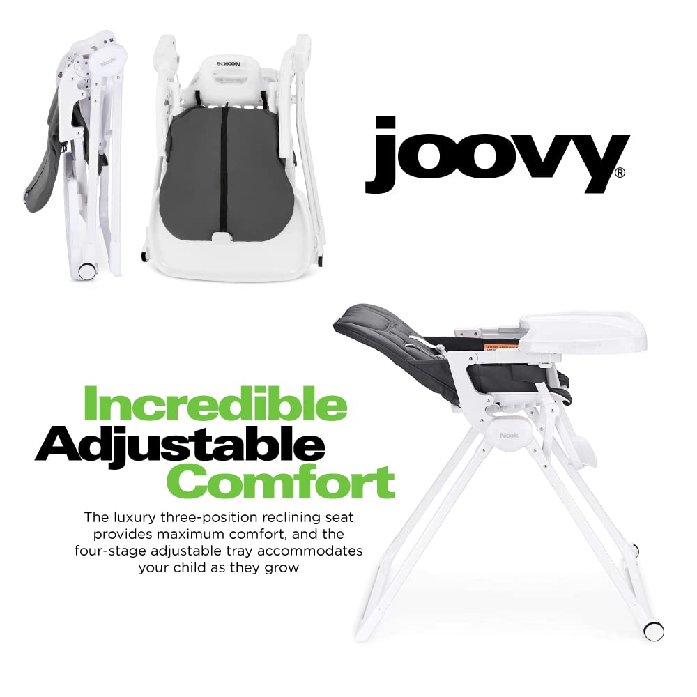 Nook NB Highchair Compact Fold Reclinable Seat - Jet