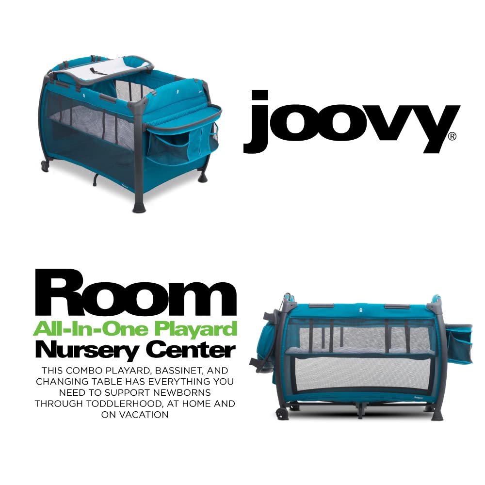 Room All-In-One Playard Nursery Center Changing Table Bassinet - Turquoise