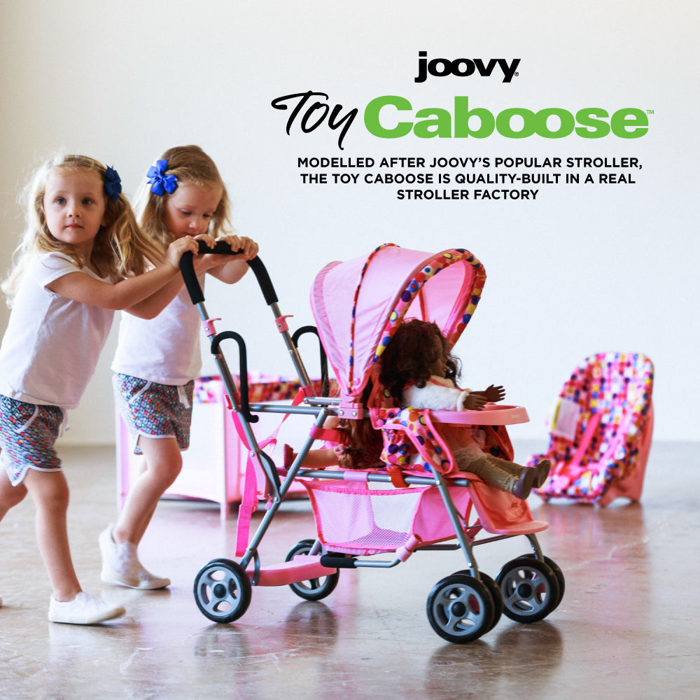 Toy Caboose Baby Doll Stroller - Pink