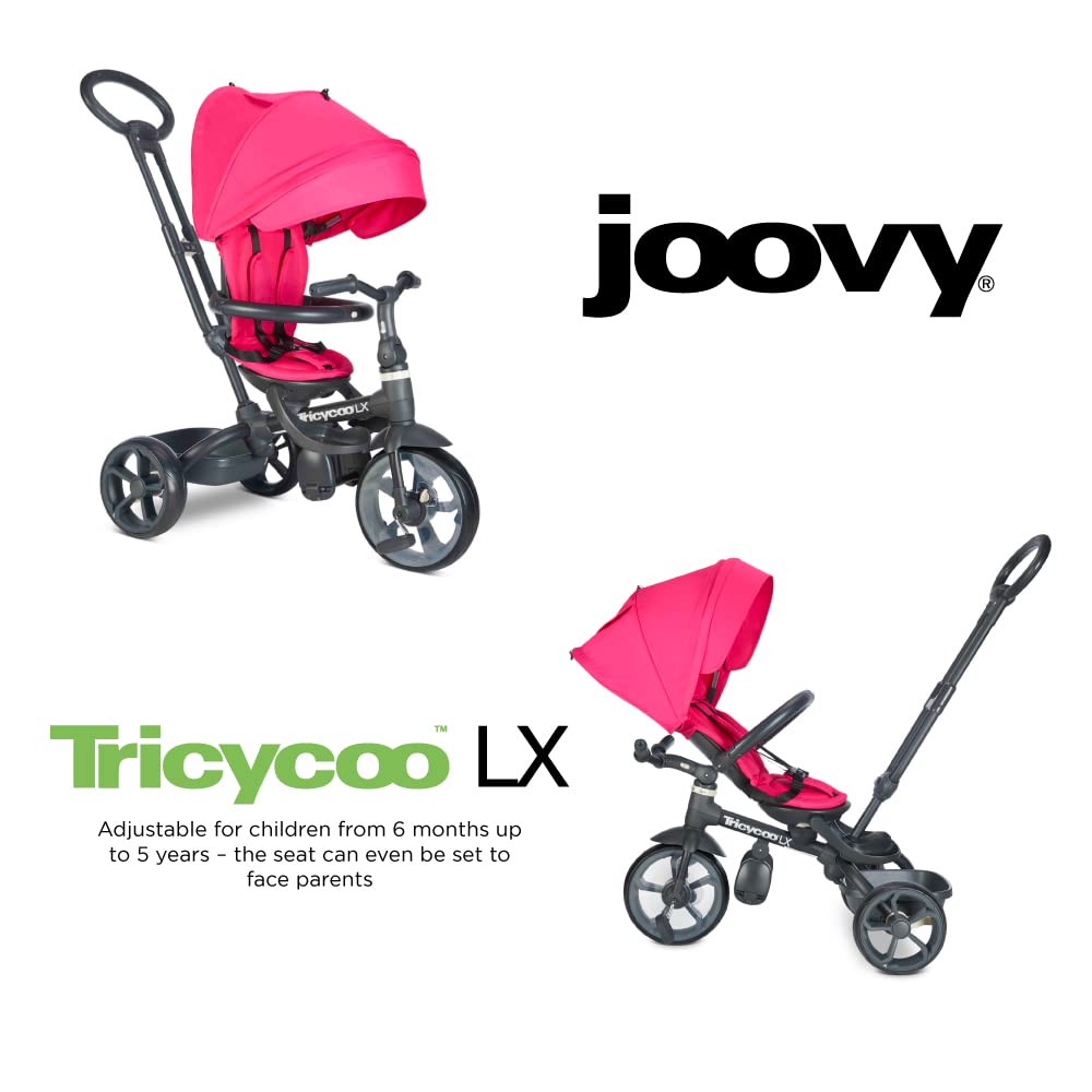 Tricycoo LX Premium Kids Tricycle First Trike - Magenta