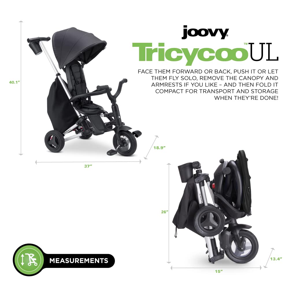 Tricycoo UL Kids Tricycle – Lightweight Compact Fold