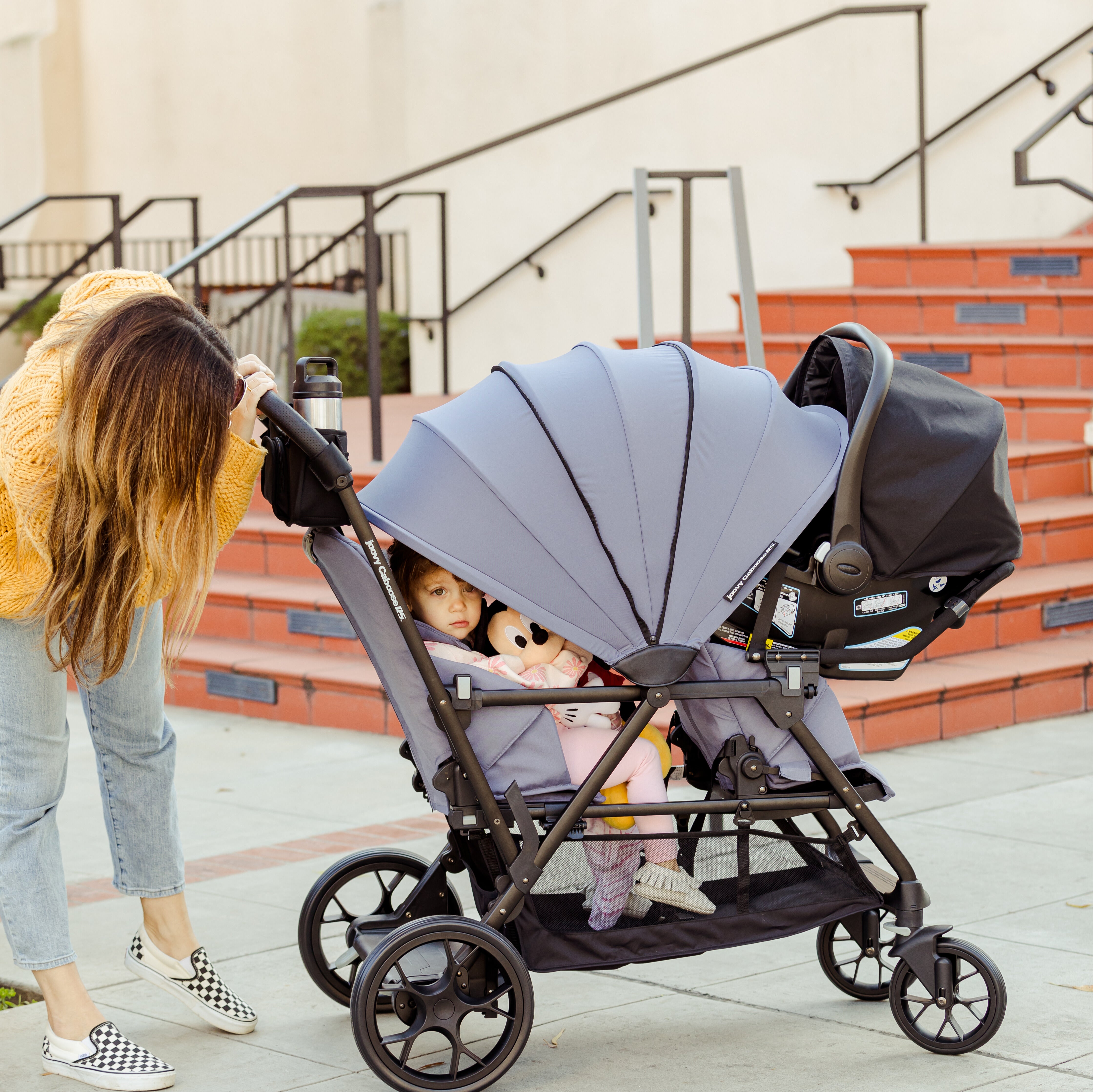 car seat attach to stroller Caboose RS Universal Car Seat Adapter