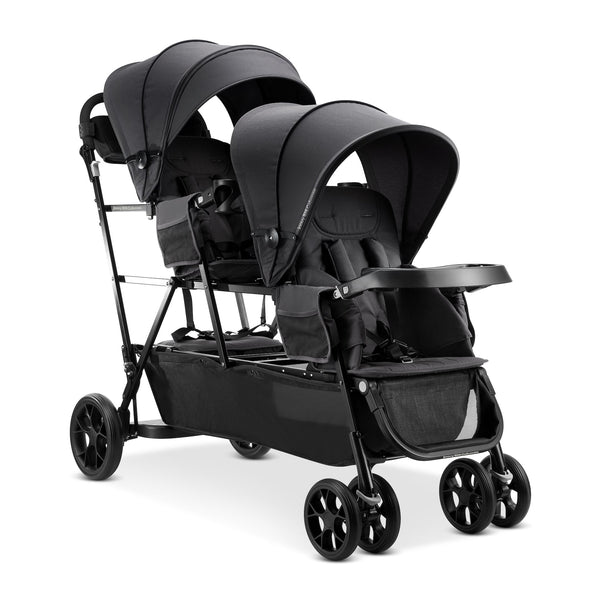 stacked double jogging stroller Big Caboose Triple Stroller