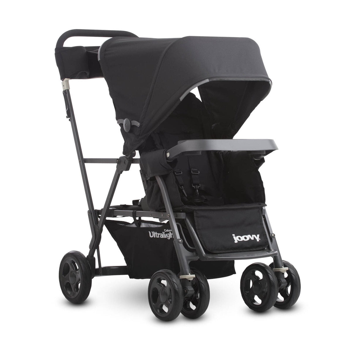joovy travel stroller Caboose Ultralight Sit And Stand Tandem Double Stroller