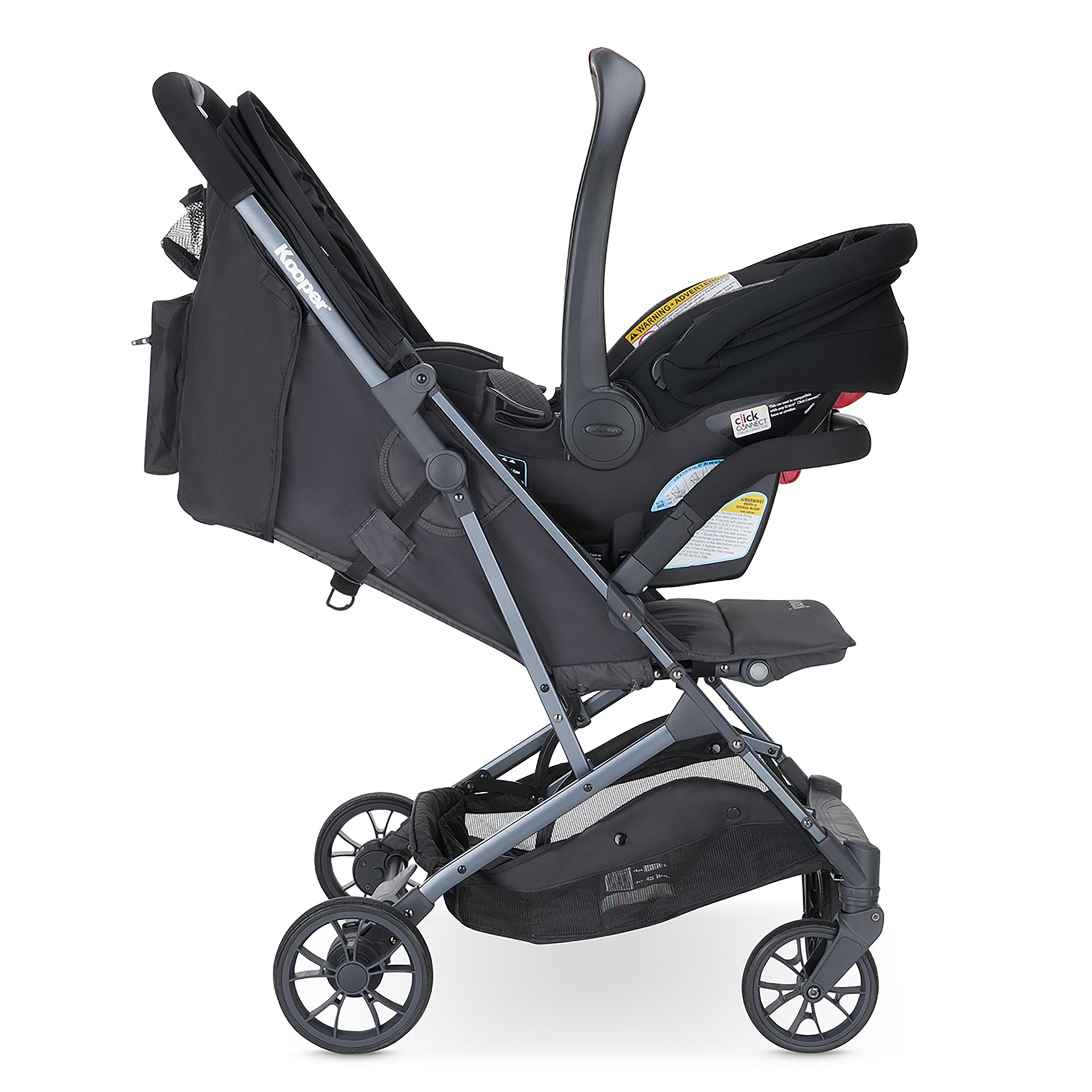 Kooper Lightweight Compact Single Stroller With Tray