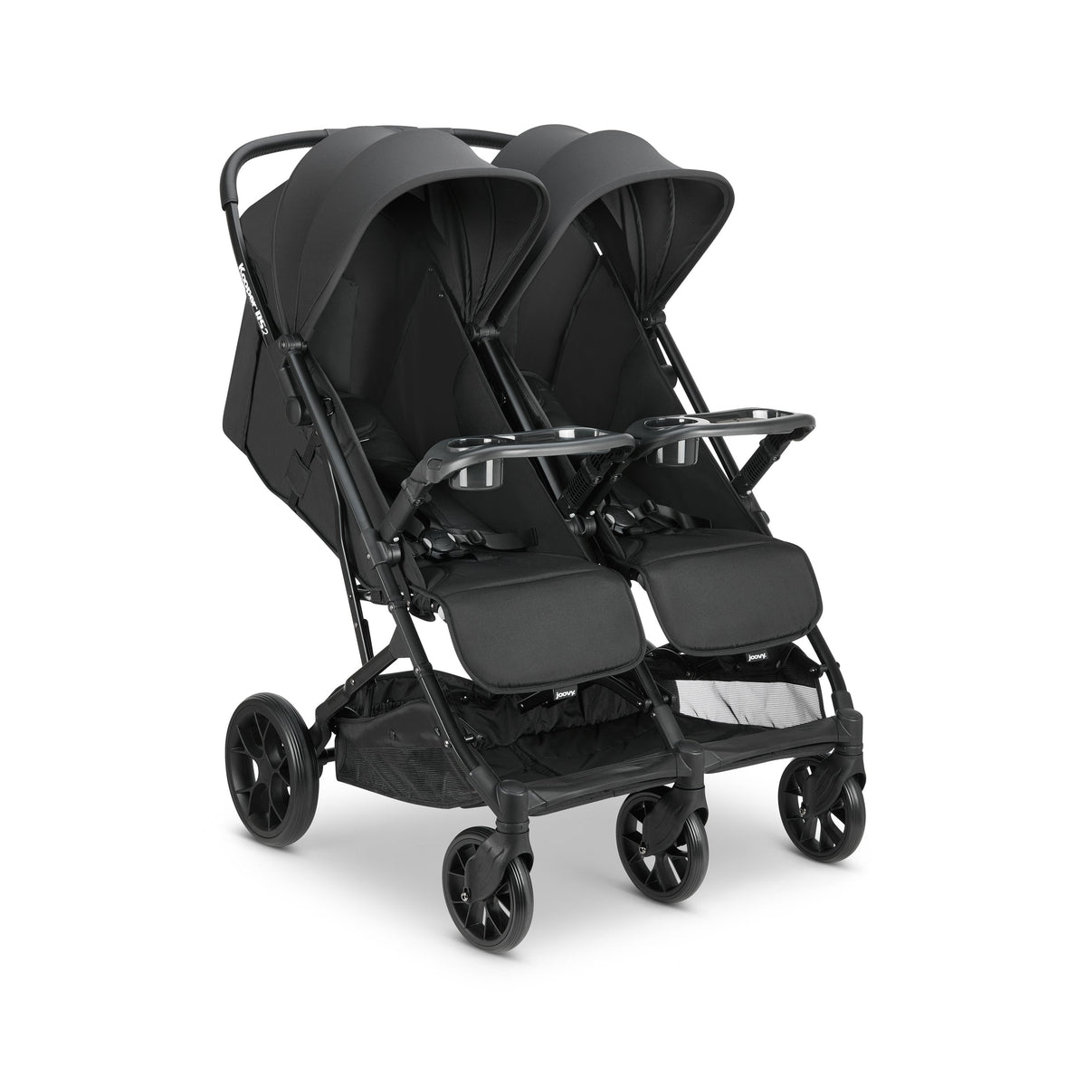 Kooper RS2 Lightweight Travel Double Stroller Black