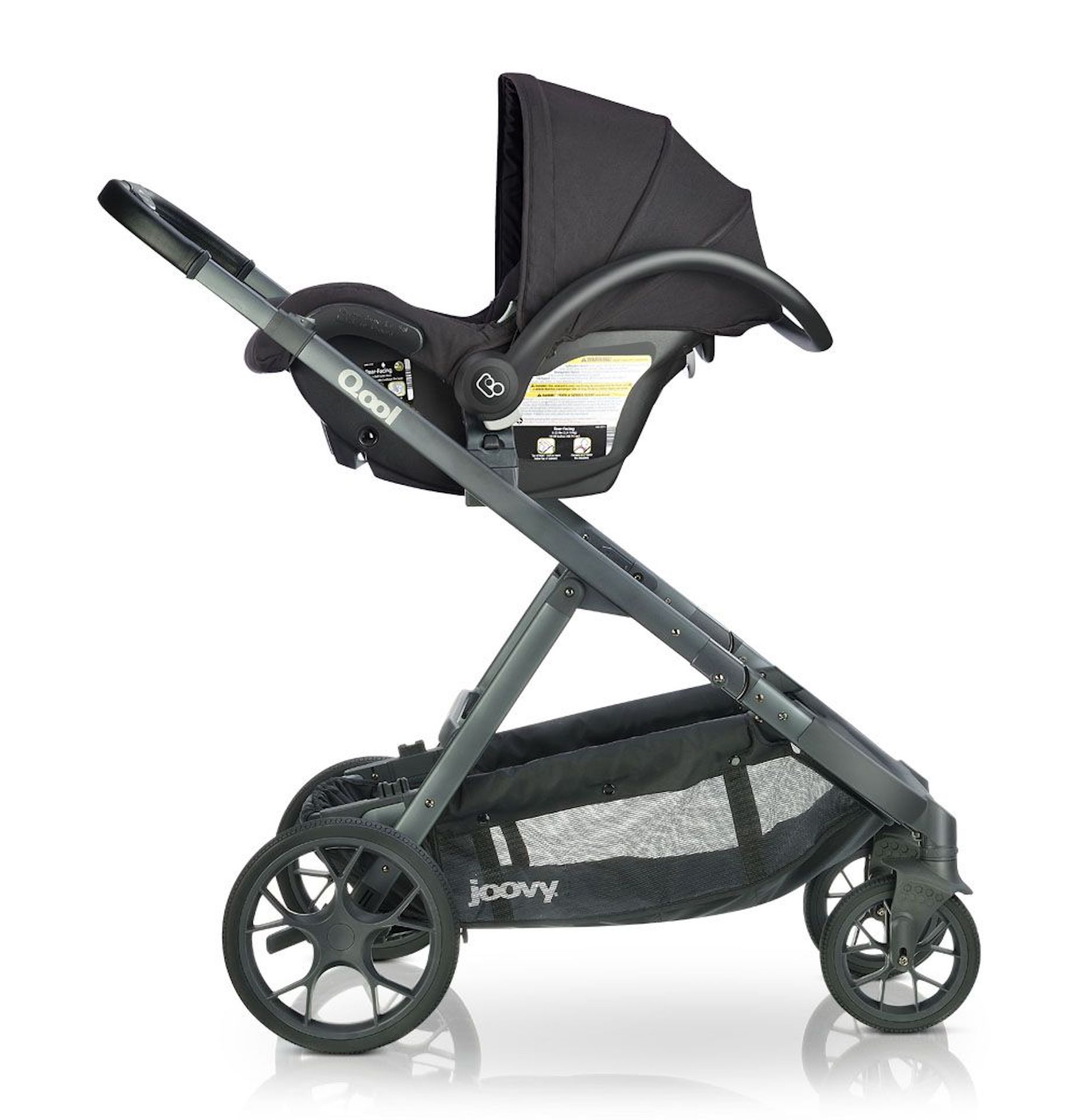 ベビーカー・バギー JOOVY QOOL Qool Customizable Single Stroller - Grey Melange