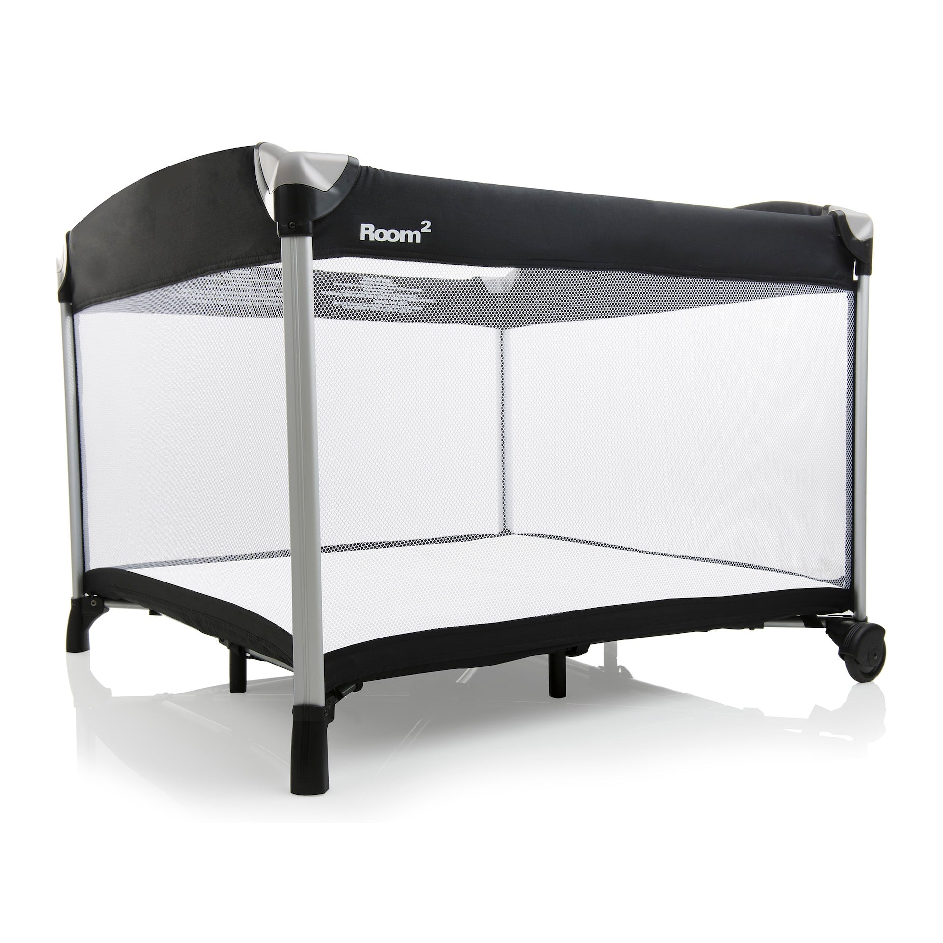 Room² Largest Playard Portable Playpen - Black