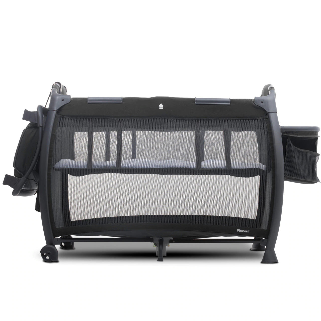 Room All-In-One Playard Nursery Center Changing Table Bassinet - Black