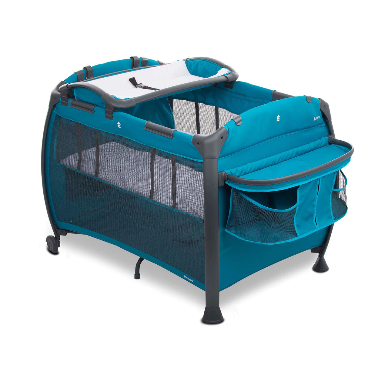 Room All-In-One Playard Nursery Center Changing Table Bassinet - Turquoise