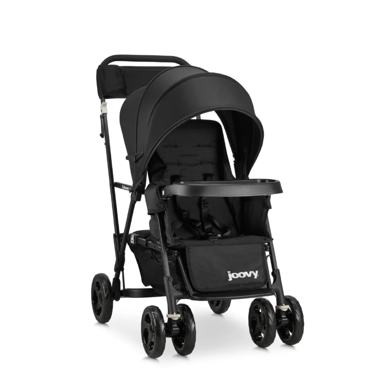 Caboose LX Sit and Stand Tandem Double Stroller - Black